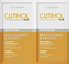 Fragrances, Perfumes, Cosmetics Hair Sample Set - Oyster Cosmetics Cutinol Plus Dascipline (mask/15ml + sh/15ml) (2x15ml)