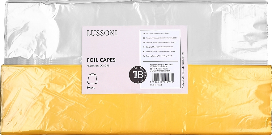 Foil Capes, white+yellow - Lussoni Foil Capes — photo N1