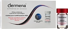 Fragrances, Perfumes, Cosmetics Anti-Hair Loss Ampoules for Men - Dermena Hair Care Men Anti Hair Loss Treatment Ampoules