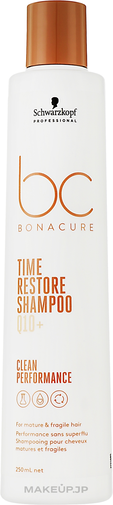 Shampoo - Schwarzkopf Professional Bonacure Time Restore Shampoo Q10+ — photo 250 ml