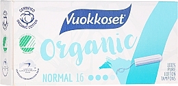 Organic Tampons without Applicator, 16pcs - Vuokkoset Organic Normal Tampons — photo N4