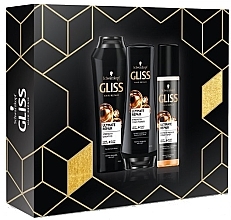 Fragrances, Perfumes, Cosmetics Set - Gliss Kur Ultimate Repair Set (shm/250ml + hair/cond/200ml + express/hair/cond/200ml)