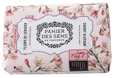 Soap - Panier Des Sens Extra Gentle Natural Soap with Shea Butter Cherry Blossom — photo N1