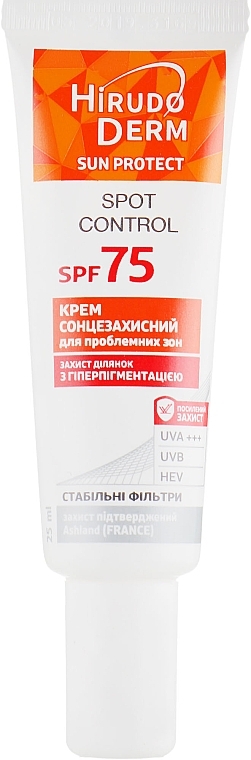 Sunscreen for Problem Areas SPF75 - Hirudo Derm Sun Protect Spot Control — photo N5