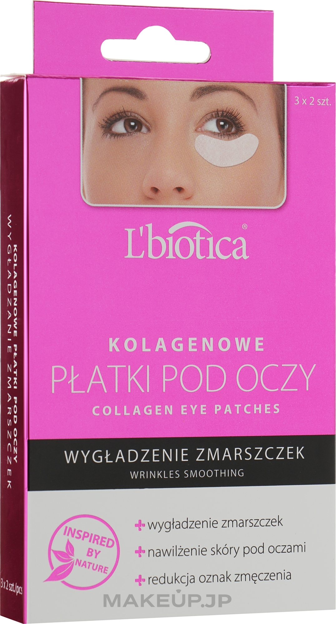 Anti-Wrinkle Collagen Eye Pads - L'biotica Collagen Eye Pads Anti-Wrinkle — photo 6 szt.