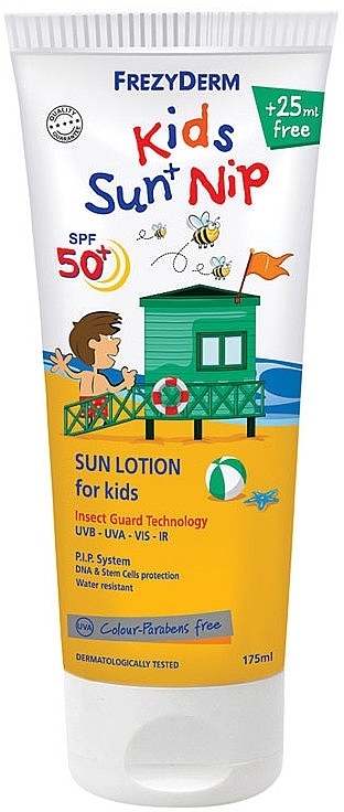 Kids Waterproof Sunscreen Balm with Protection from Insects - Frezyderm Kids Sun+Nip SPF 50+ — photo N1