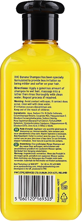 Sulfate-Free Banana Shampoo - Xpel Marketing Ltd Banana Shampoo — photo N2