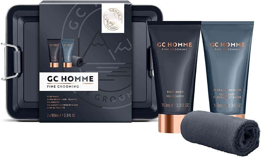 Set, 4 products - Grace Cole CG Homme Fine Grooming On the Go — photo N1