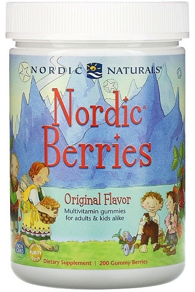 Nordic Berries. Multivitamin Dietary Supplement, gummies - Nordic Naturals Nordic Berries — photo N8