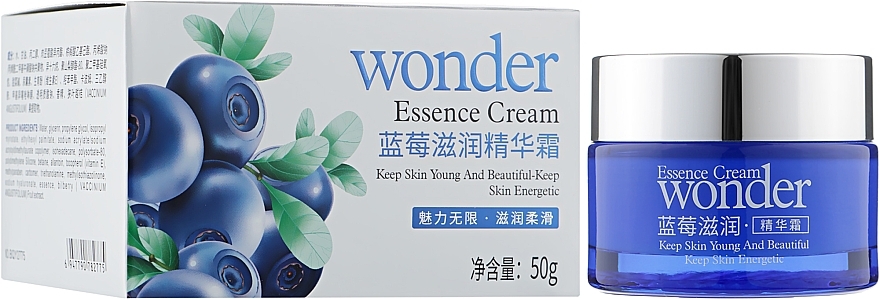 Moisturising Face Cream with Blueberry Extract - Bioaqua Wonder Essence Cream — photo N17