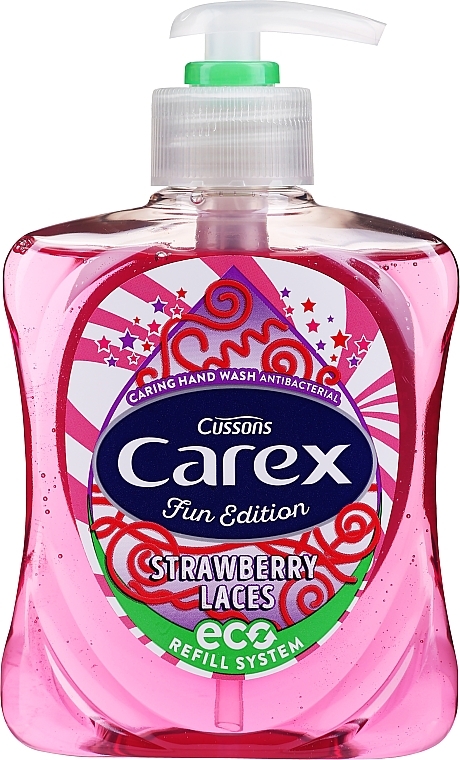 Antibacterial Liquid Soap - Carex Strawberry Laces Handwash — photo N1