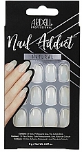 False Nails Set - Ardell Nail Addict Artifical Nail Set Natural Oval — photo N1