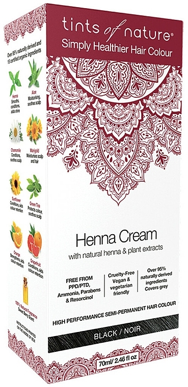 Henna Hair Cream Color - Tints Of Nature Henna Cream — photo N2