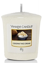 Scented Candle - Yankee Candle Coconut Rice Cream Votive Candle — photo N1