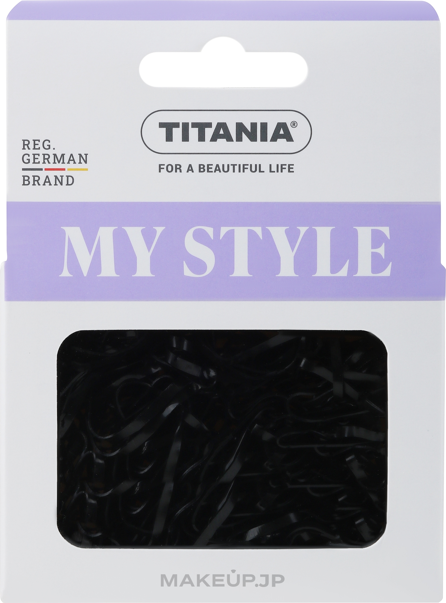 Elastic Hair Band Set, black - Titania — photo 150 ЊВ.