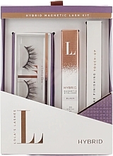 Fragrances, Perfumes, Cosmetics Lola's Lashes Amethyst Hybrid Magnetic Lash & Liner Kit (eyeliner/3ml + remover/2,5ml + eyelashes/2pcs) - Set