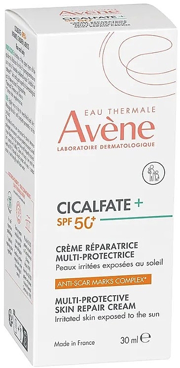 Multi-Protective Skin Repair Cream  - Avene Cicalfate+ Multi-Protective Repair Cream SPF50+ — photo N2