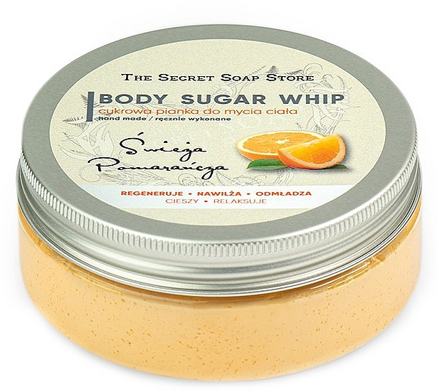 Orange Shower Sugar Mousse - Soap & Friends Orange Body Sugar Whip — photo N5