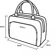 Cosmetic Bag, black and white - Noble Black & White BW005 — photo N4