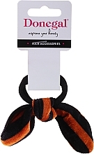 Fragrances, Perfumes, Cosmetics Elastic Hair Band, FA-5621, black-orange - Donegal