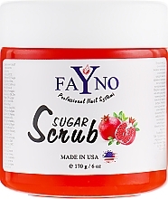 Fragrances, Perfumes, Cosmetics Sugar Scrub "Pomegranate" - Fayno Sugar Scrub