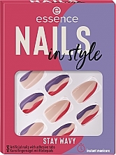 Adhesive False Nails - Essence Nails In Style Stay Wavy — photo N1