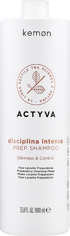 Prep Shampoo - Kemon Actyva Disciplina Intensa Prep Shampoo — photo N1