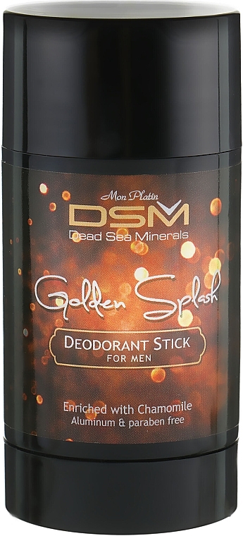 Men Deodorant "Golden Splash" - Mon Platin DSM Deodorant Stick Golden Splash — photo N1