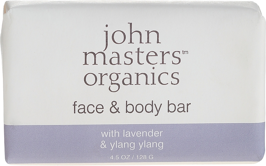 Face and Body Soap - John Masters Organics Lavender Rose Geranium & Ylang Ylang Face & Body Bar — photo N1