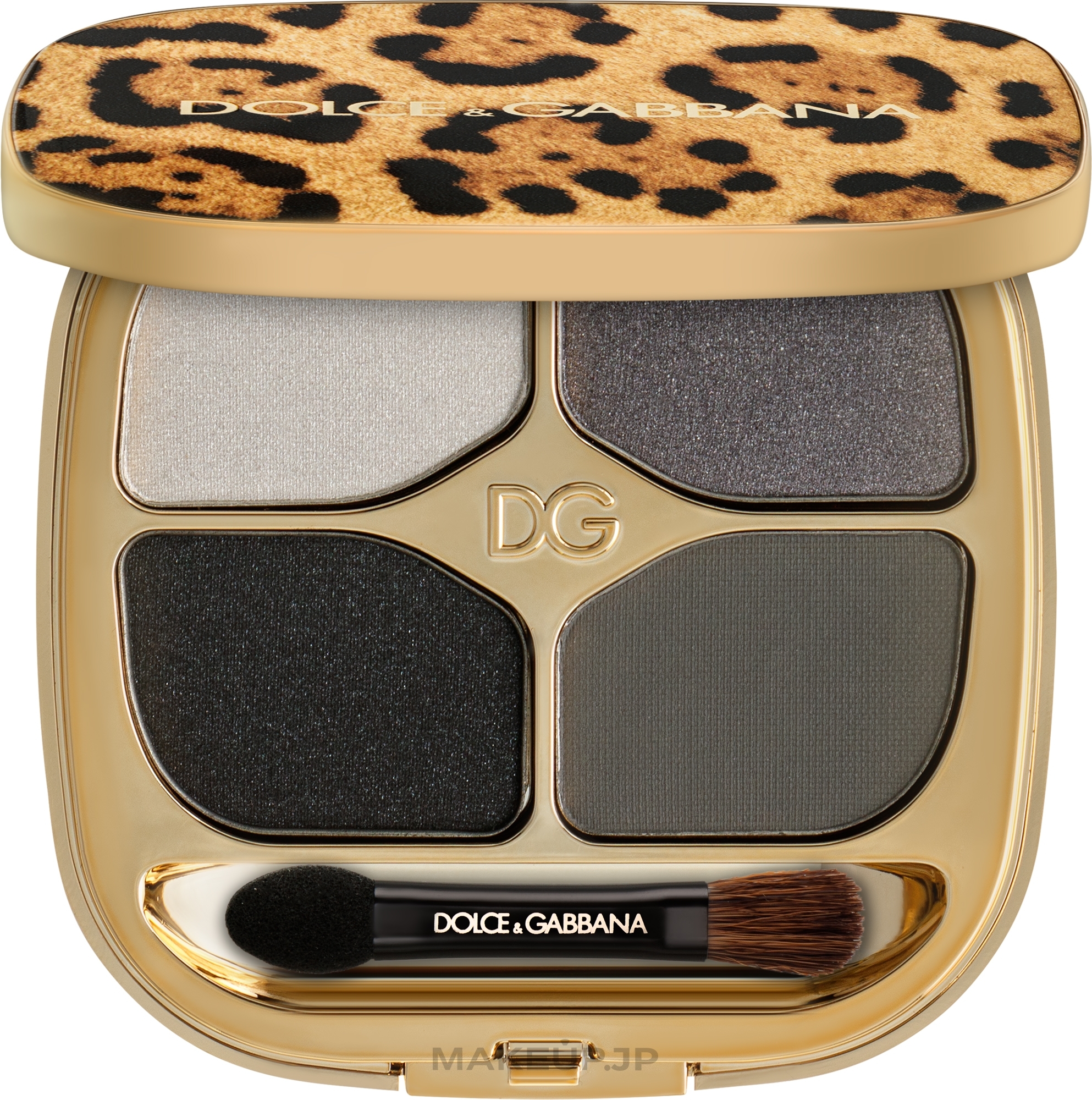 Eyeshadow Palette - Dolce&Gabbana Felineyes Powder Eyeshadow Quad — photo 01 - Vulcano Stromboli