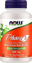 Phase 2. White Kidney Bean Extract, 500mg - Now Foods Phase 2 White Kidney Bean Extract — photo N1