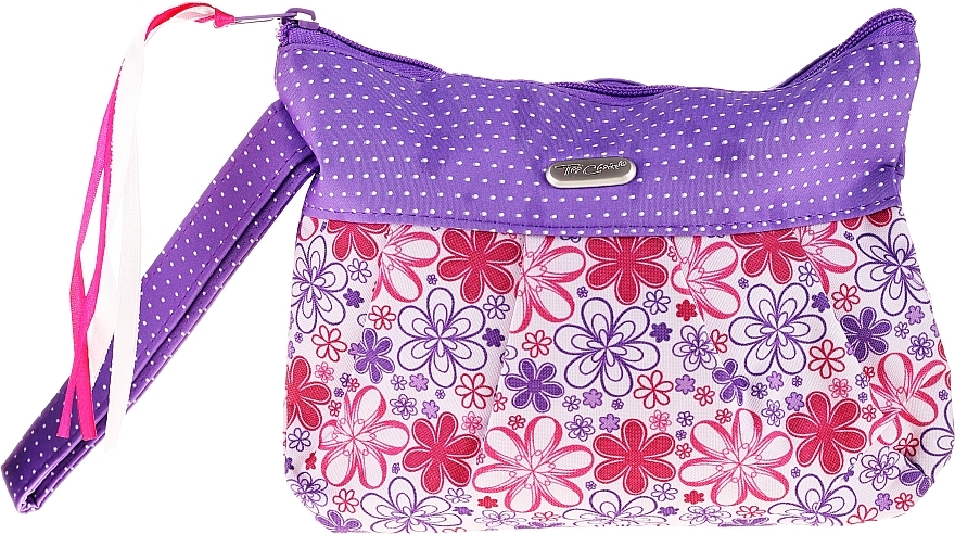 Makeup Bag "Ribbons" 93944, lilac - Top Choice — photo N1