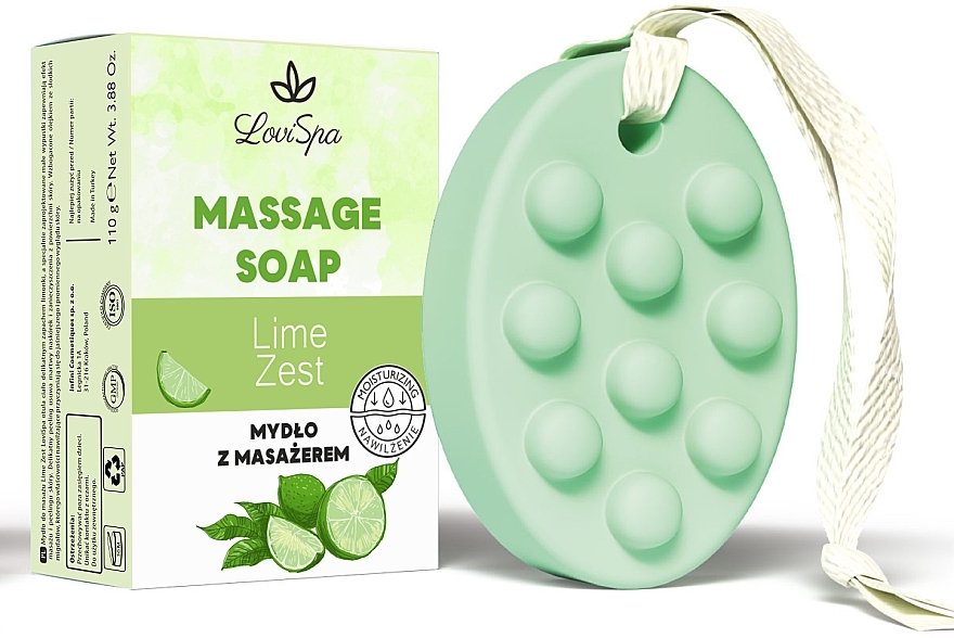 Lime Zest Massage Soap - Lovi Spa Massage Soap Lime Zest  — photo N1