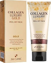 Fragrances, Perfumes, Cosmetics Golden Peel-Off Mask - 3w Clinic Collagen & Luxury Gold Peel Off Pack