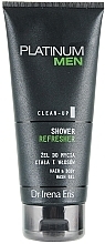 Fragrances, Perfumes, Cosmetics Shampoo-Shower Gel - Dr Irena Eris Platinum Men Shower Refresher Hair Body Wash Gel