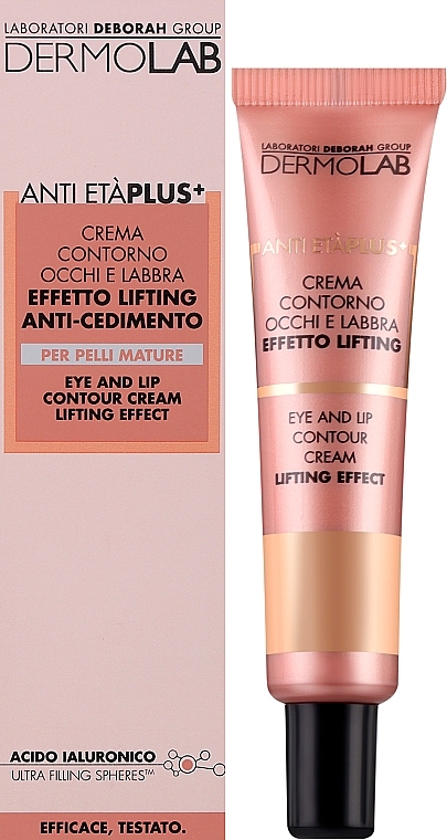 Eye & Lip Cream - Deborah Dermolab Liftng Effect Eye And Lip Contour Cream — photo N2