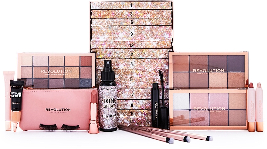 Advent Calendar - Makeup Revolution Ultimate Glamour 12 Day Advent Calendar 2022 — photo N1