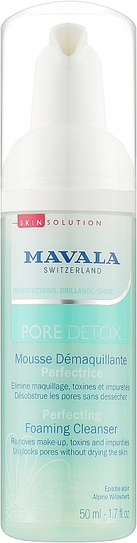 Cleansing Face Foam - Mavala Pore Detox Perfecting Foaming Cleanser — photo N1