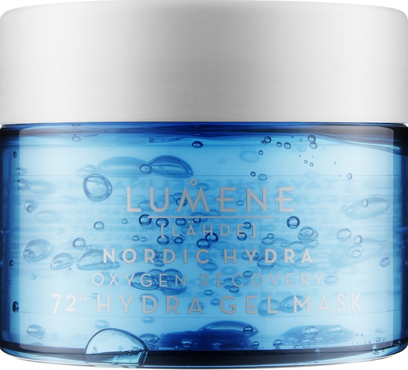 GIFT Moisturizing & Revitalizing Oxygen Facial Mask - Lumene Nordic Hydra 72H Gel Mask (mini size)  — photo N1