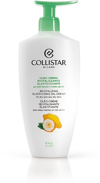 Body Oil-Cream for Dry Skin - Collistar Revitalizing Elasticizing Oil-Cream — photo N1