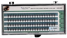 Fragrances, Perfumes, Cosmetics Individual Lashes "C", 10 mm - Bling Pretty Eyelashes 