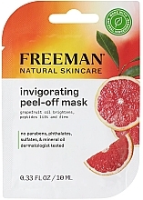 Fragrances, Perfumes, Cosmetics Energizing Peeling Mask with Grapefruit and Peptides - Freeman Natural Skincare Invigorating Grapefruit & Peptides Peel-Off Mask