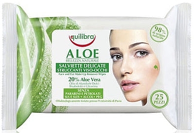 Aloe Makeup Removing Wipes - Balance Aloe Salviettine Delicate — photo N1