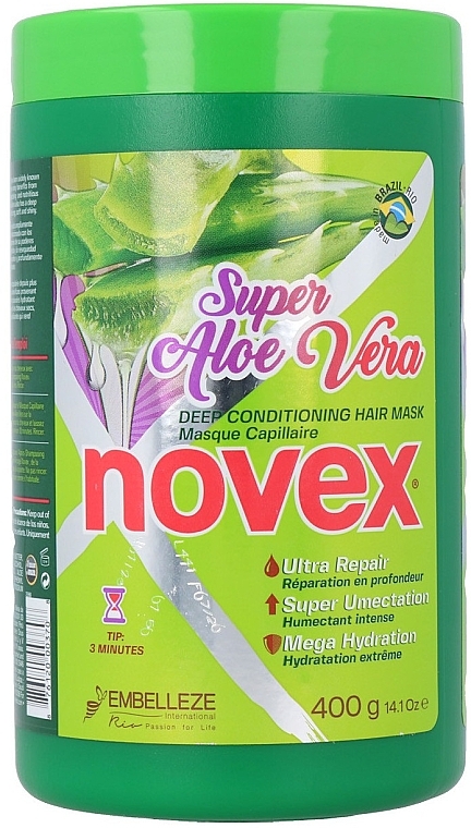 Hair Mask - Novex Super Aloe Vera Hair Mask — photo N3