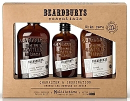 Set - Beardburys Essentials Lot (f/mist/120 ml + f/elix/50 ml + af/sh/lot/120 ml) — photo N1