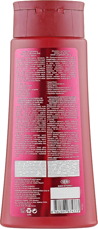 Shampoo with Garlic and Ivy Extracts - Unice Long & Healthy Shampoo — photo N2