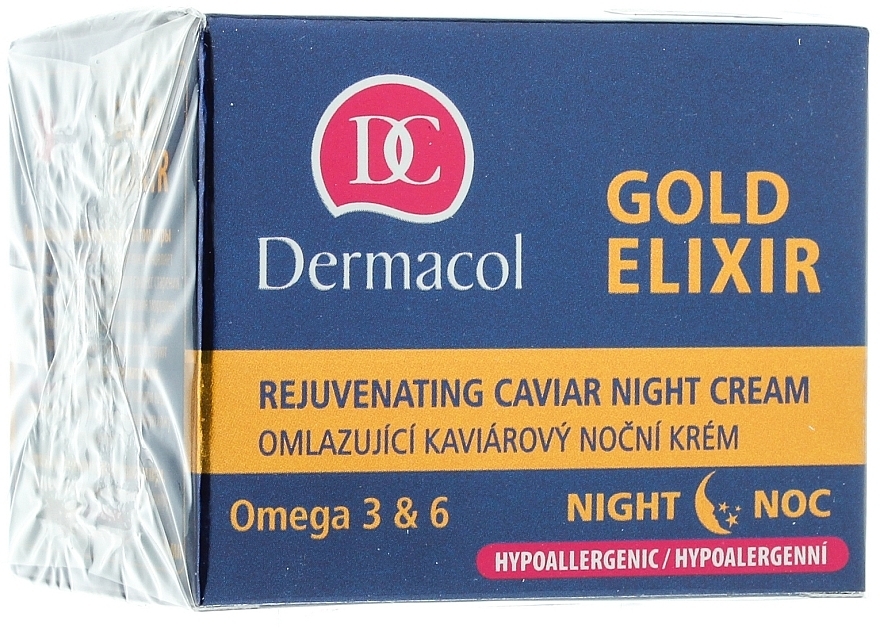 Rejuvenating Night Cream - Dermacol Gold Elixir Rejuvenating Caviar Night Cream — photo N1