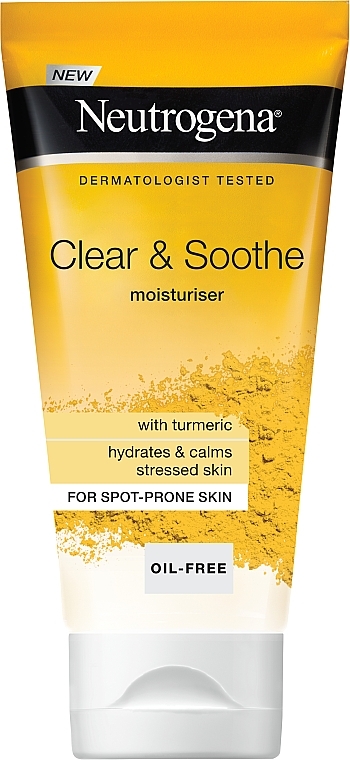 Moisturizing face cream - Neutrogena Clear & Soothe Moisturiser — photo N1