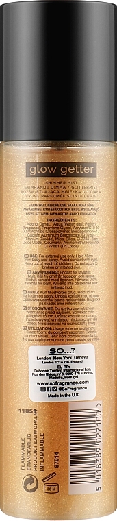 Shimmer Body Mist - So…? Glow by So Shimmer Mist Glow Getter — photo N3