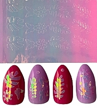 Self-Adhesive Holographic Nail Stickers - Deni Carte — photo N2